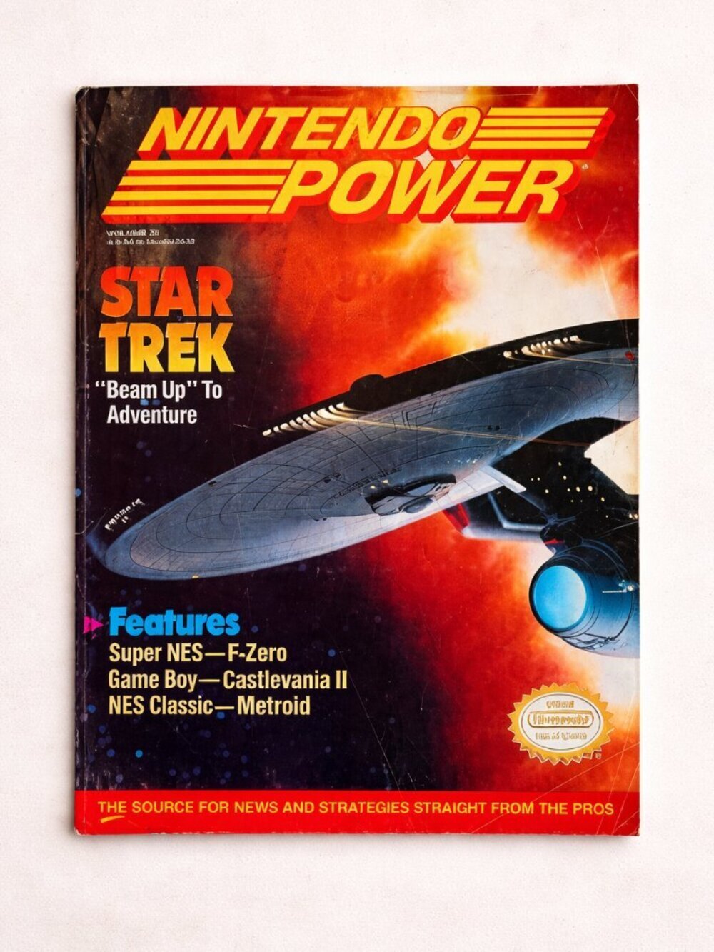 Nintendo Power Volume 29 Star Trek October 1991 Vintage Magazine